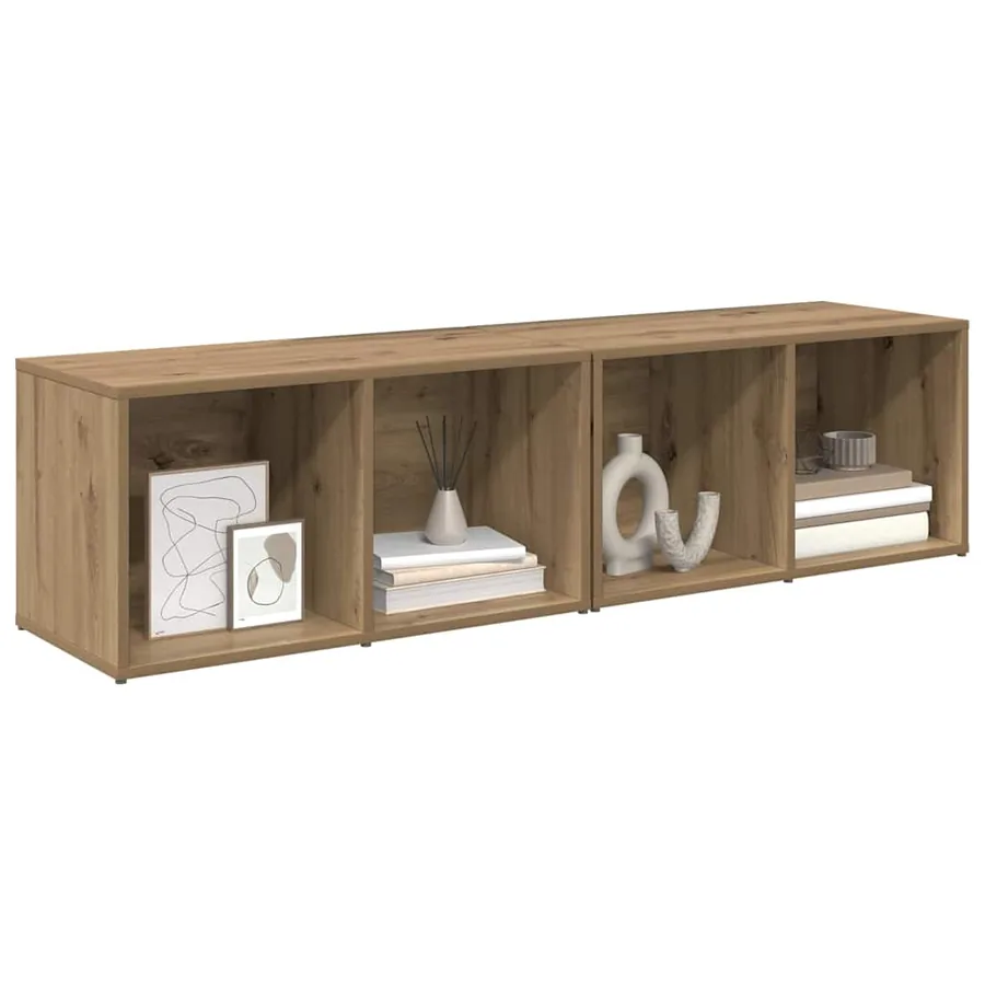 Ensemble meuble TV 2 pcs Chêne artisanal 37 x 35 x 72 cm - 3