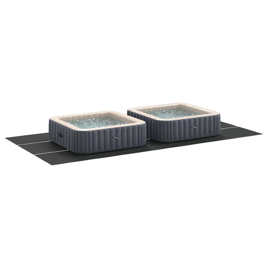 Tapis de piscine Noir 750 x 372 x 0,1 cm Tissu non tissé - 3