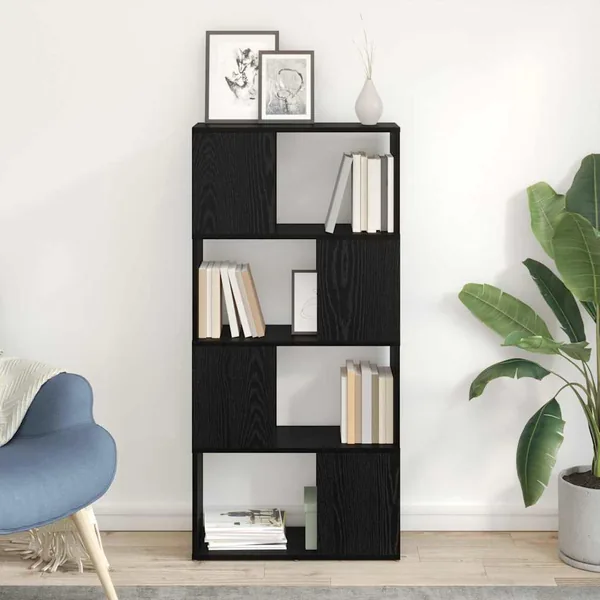 Ensemble meuble TV Noir 60 x 24 x 125,5 cm Bois d'ingénierie