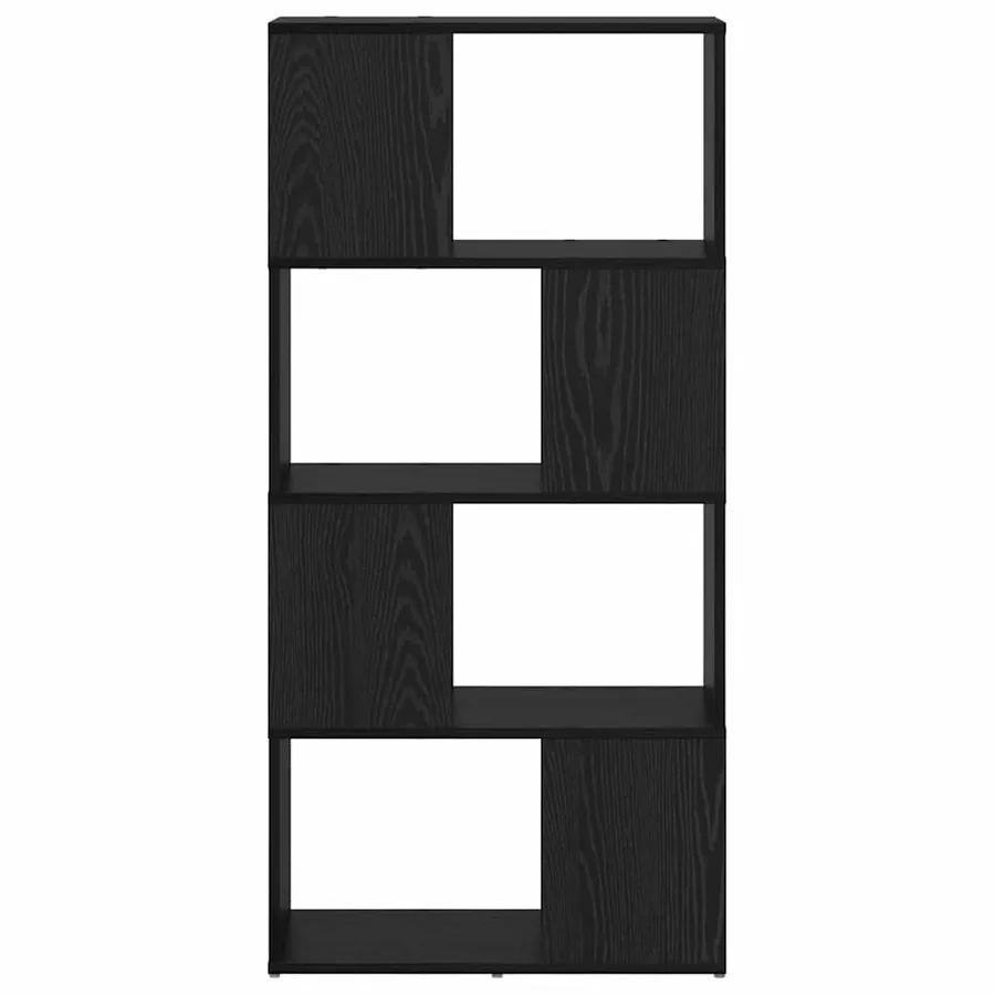 Ensemble meuble TV Noir 60 x 24 x 125,5 cm Bois d'ingénierie - 5