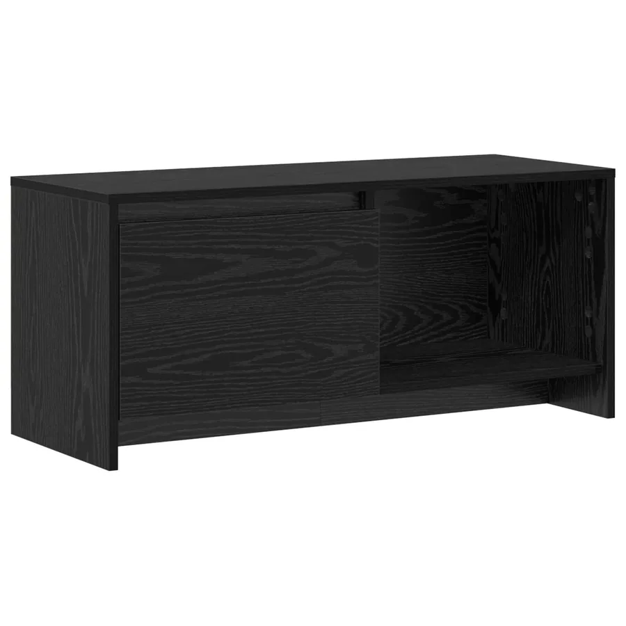 Ensemble meuble TV Chêne noir 90 x 35 x 40 cm Bois d'ingénierie - 2