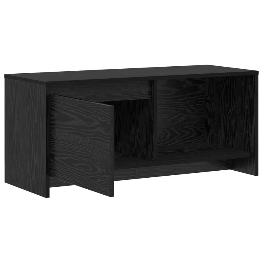 Ensemble meuble TV Chêne noir 90 x 35 x 40 cm Bois d'ingénierie - 5
