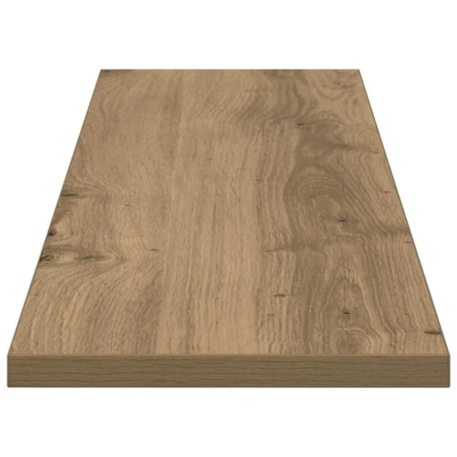 Étagère à livres 3 niveaux 4 pcs 80 x 20 x 1,5 cm Marron - 7