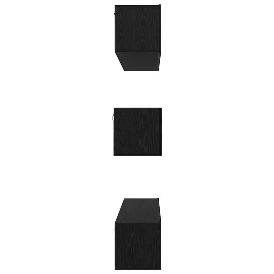 Ensemble meuble TV 8 pcs Chêne noir Bois d'ingénierie - 9