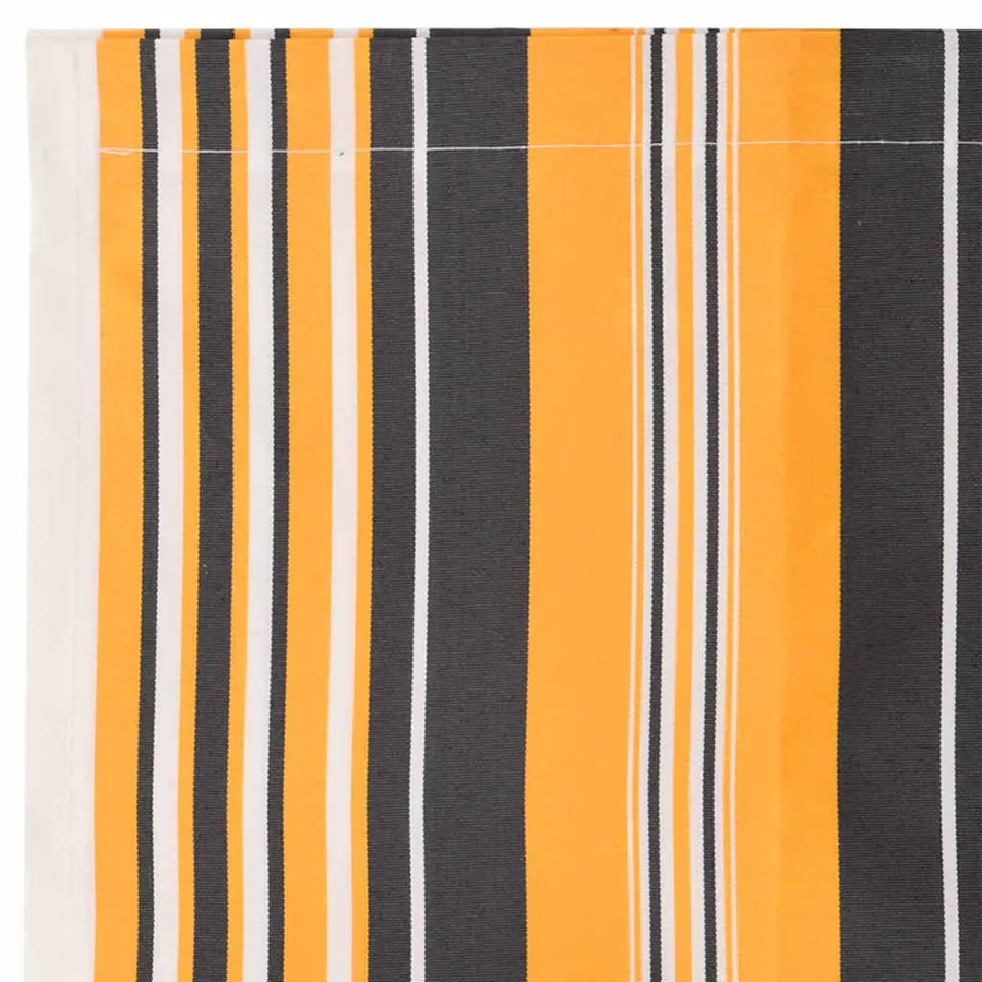 Toile de rechange pour auvent Orange et Noir 3 x 2 m Polyester - 7