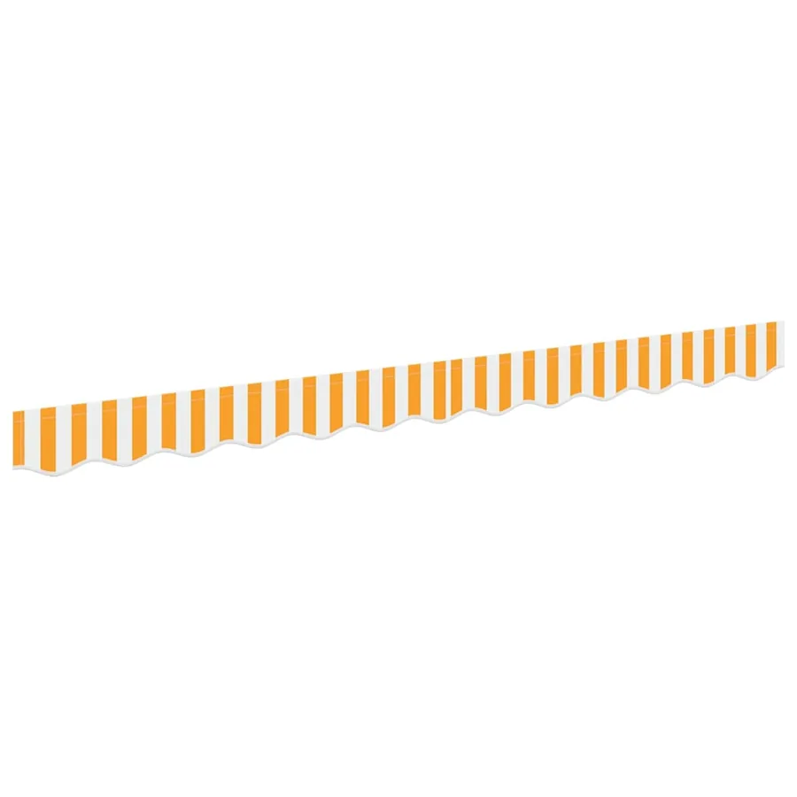 Remplacement de lambrequin Jaune et blanc 2,5 m Polyester - 2