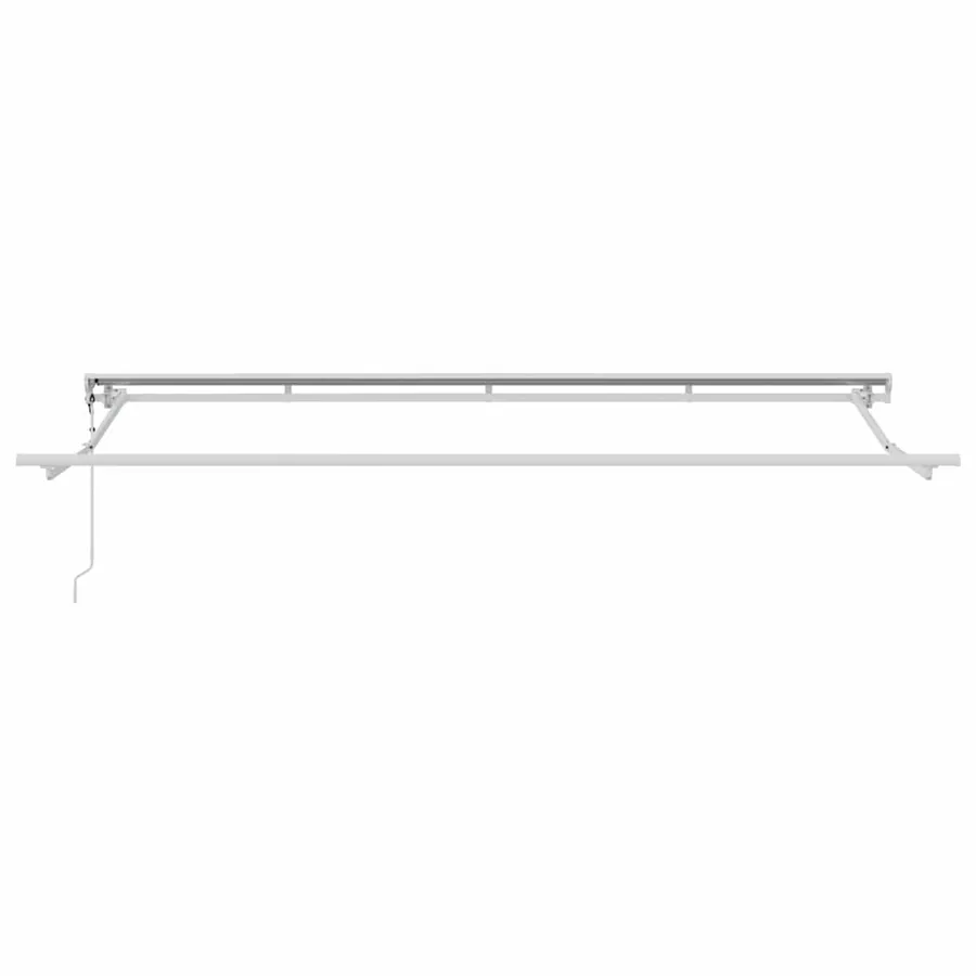 Cadre d'auvent Rouge et Blanc 400 x 200 cm - 7