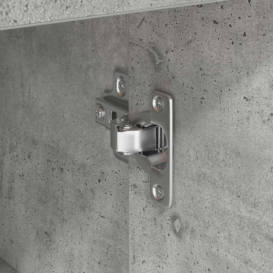 Buffet avec tiroir Gris béton 38 x 34 x 75 cm - 10