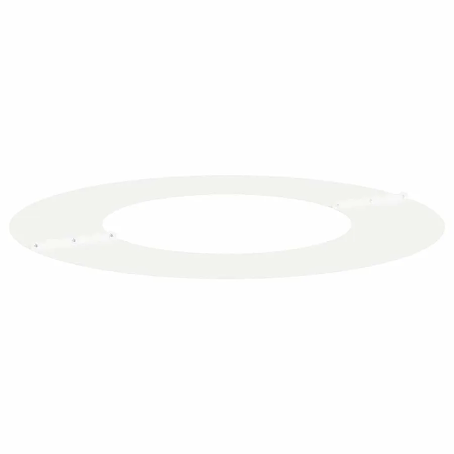 adapté pour anneau d'arbre plat Blanc Ø40/70 cm Acier - 4