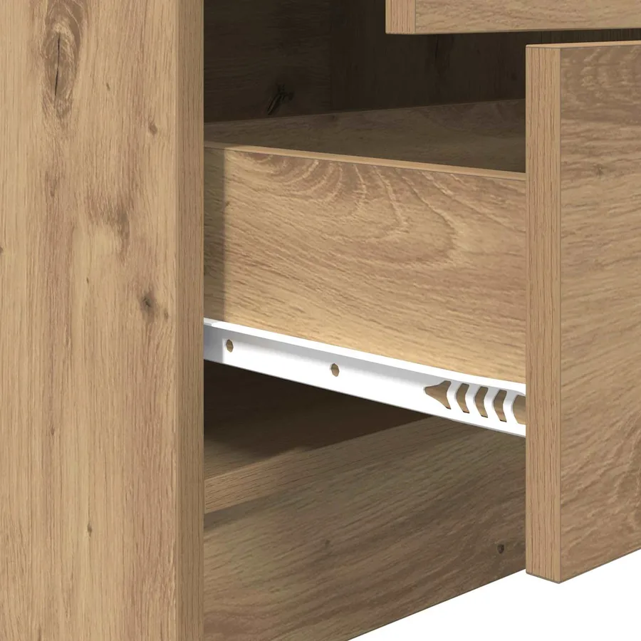 Haut Armoire Chêne artisanal 45,5 x 34 x 127 cm - 10
