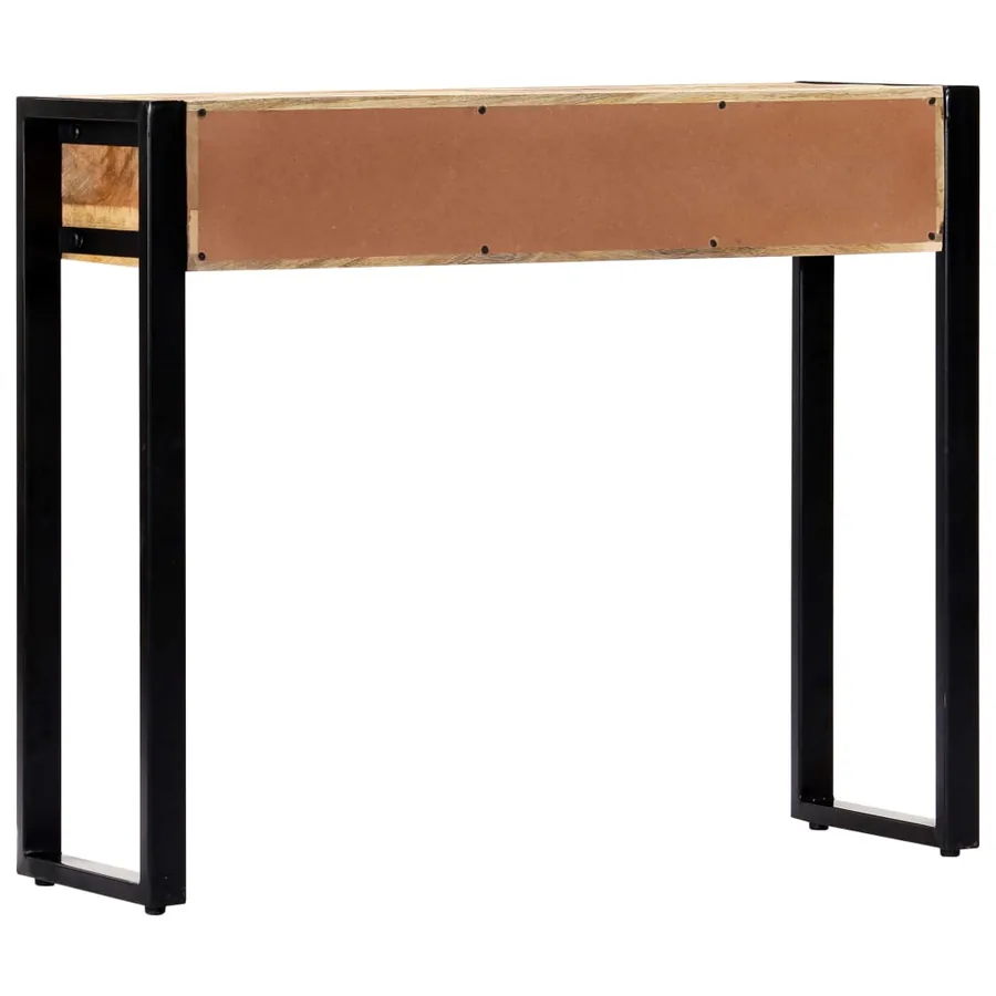 Table console 90 x 30 x 75 cm Bois de manguier massif - 3