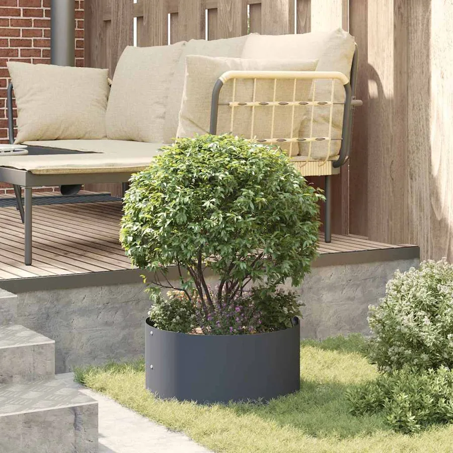 Anneau de jardinière Anthracite 40 x 40 x 20 cm - 4