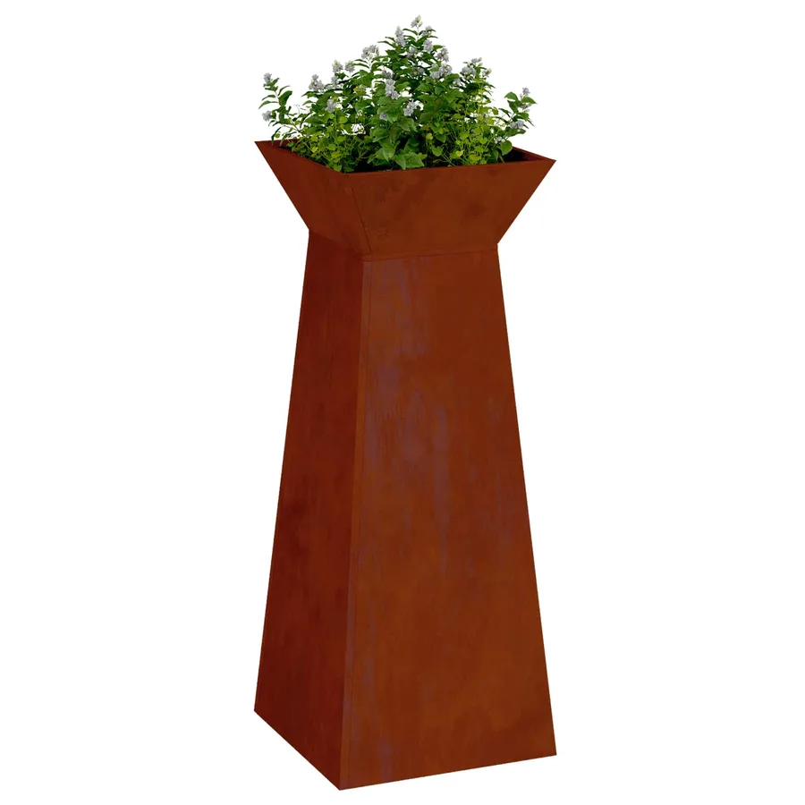 Jardinière à pilier Rouillé 40 x 40 x 100 cm - 3