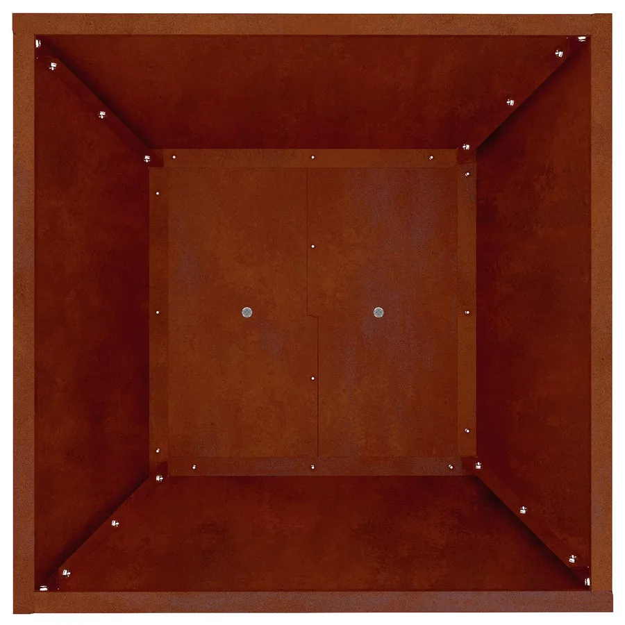 Jardinière à pilier Rouillé 40 x 40 x 100 cm - 7