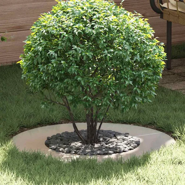 adapté pour anneau d'arbre plat Argent Ø40/70 cm