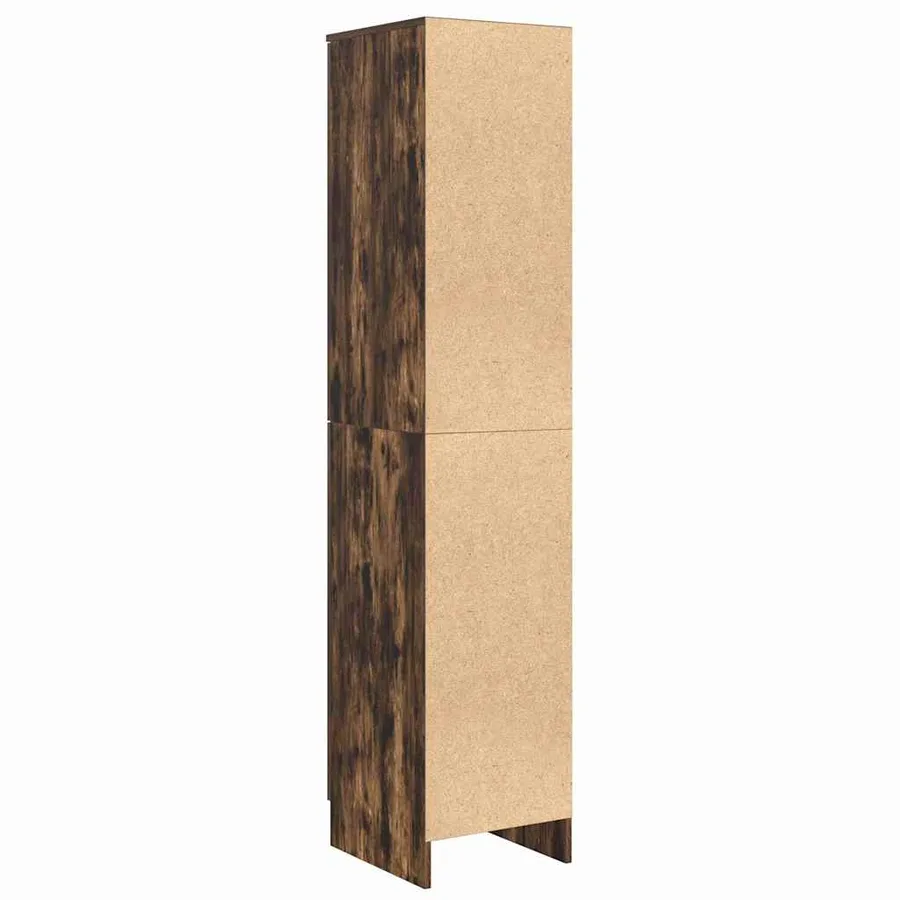 Haut Armoire Chêne fumé 35 x 39 x 168 cm - 6