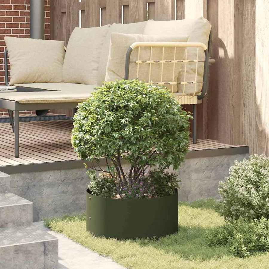 Anneau de jardinière Vert olive 40 x 40 x 20 cm - 4