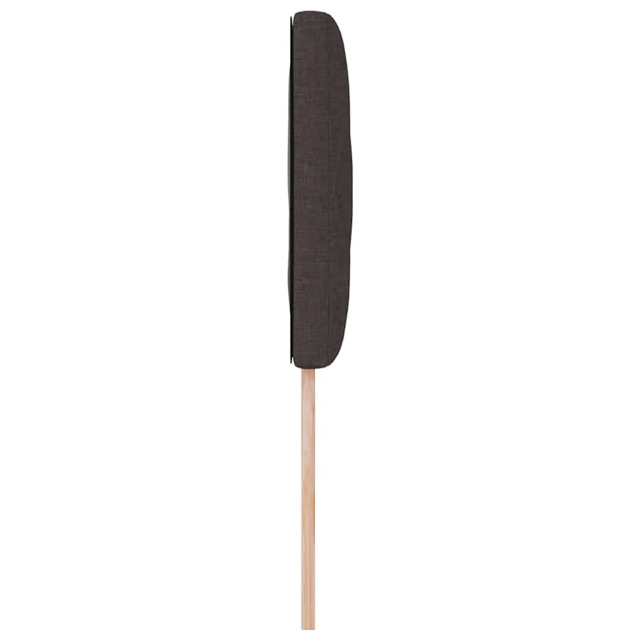 Tête de lit Marron foncé 100 cm tissu - 4