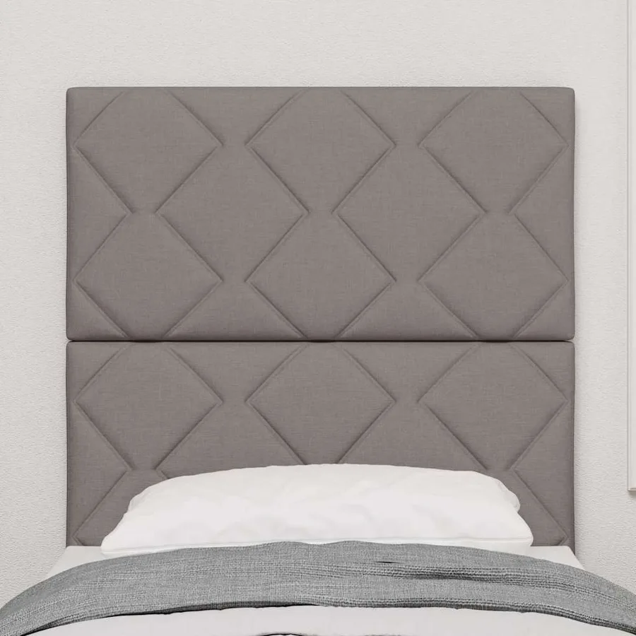 Tête de lit LED Taupe 80 cm tissu - 3