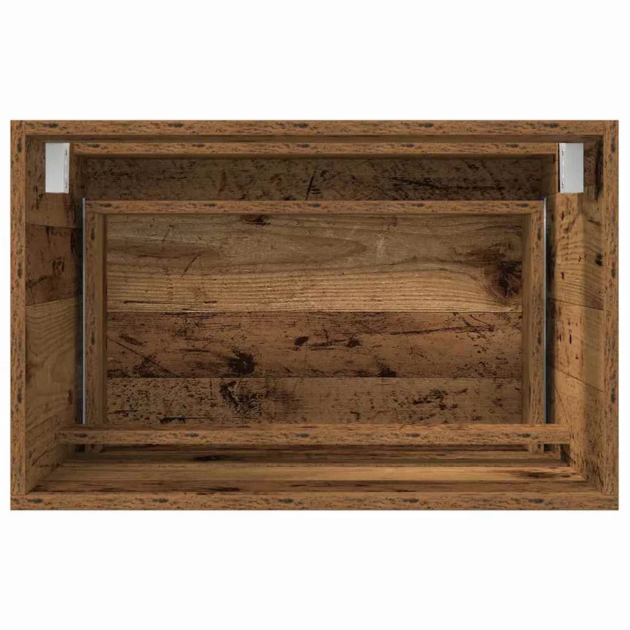 Ensemble de mobilier de salle de bain 2 pcs Bois Ancien - 11