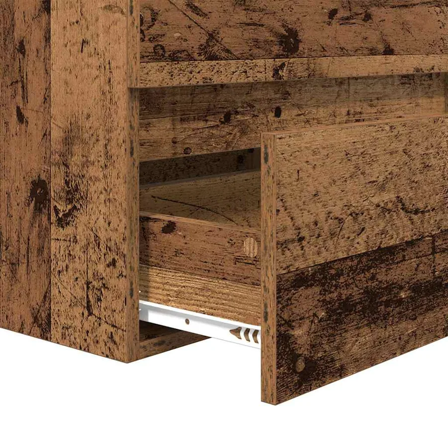 Ensemble de mobilier de salle de bain 2 pcs Bois Ancien - 12