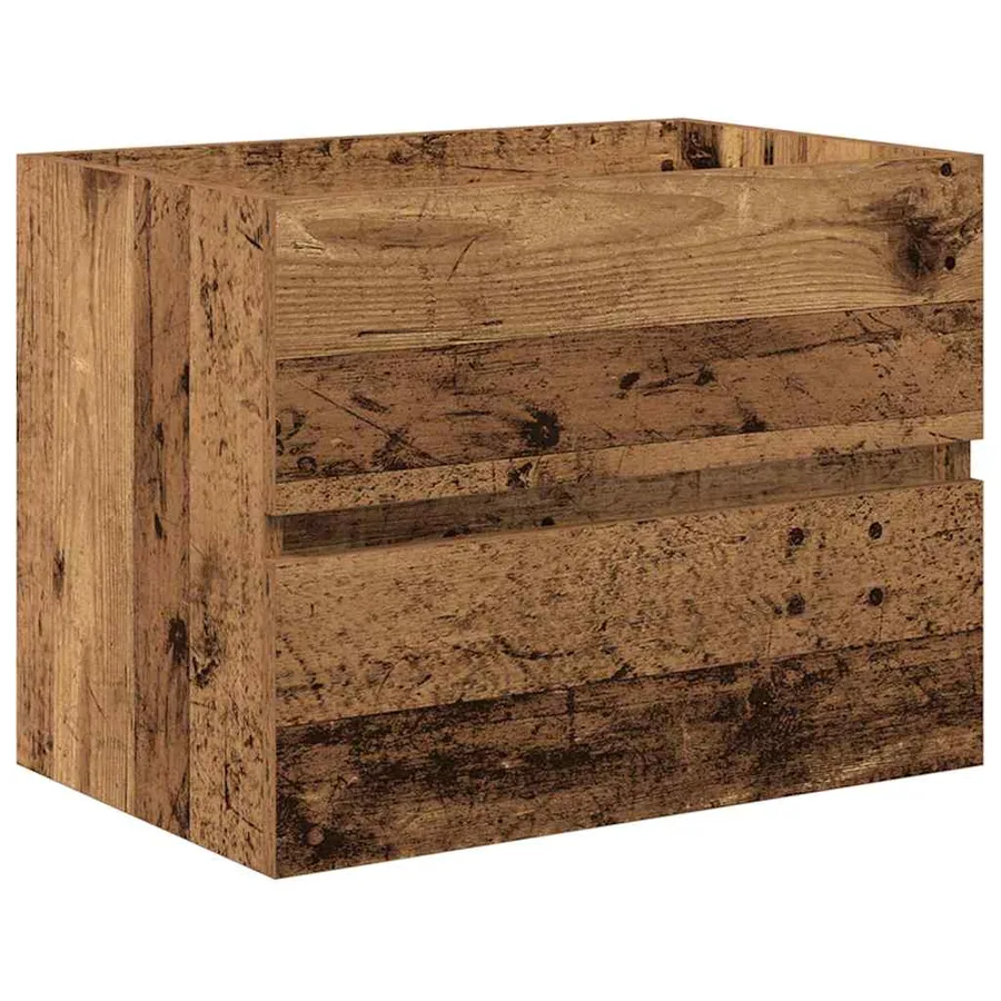 Ensemble de mobilier de salle de bain 2 pcs Bois Ancien - 7