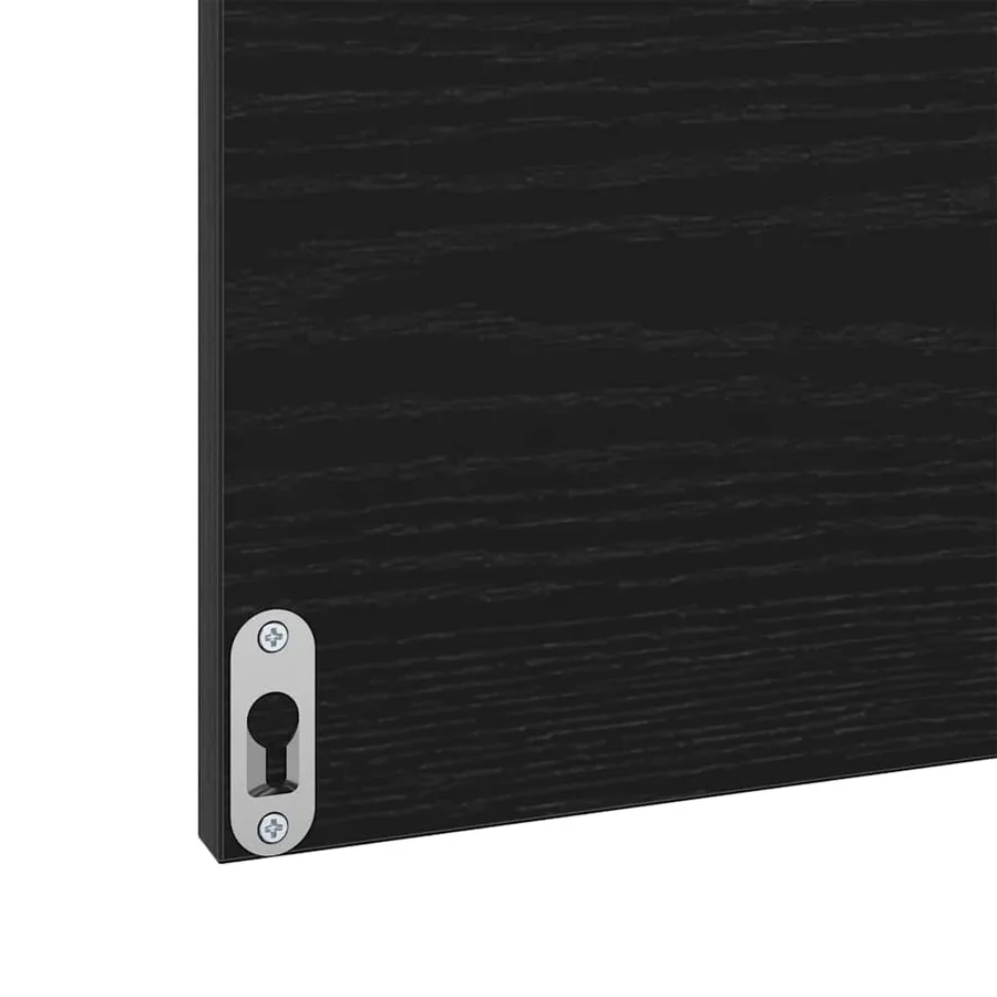 Ensemble de mobilier de salle de bain 3 pcs Chêne noir - 8