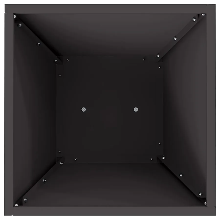 Jardinière à pilier 2 pc Noir 35 x 35 x 73 cm - 7