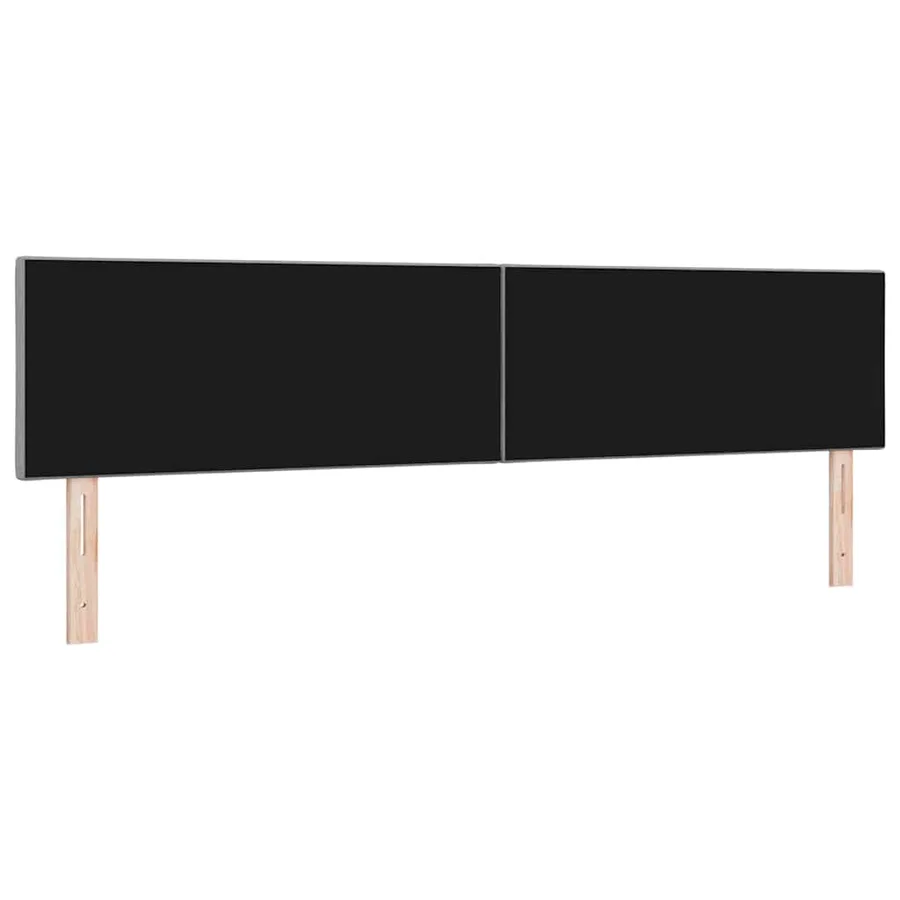 Tête de lit LED Gris clair 200 cm tissu - 7