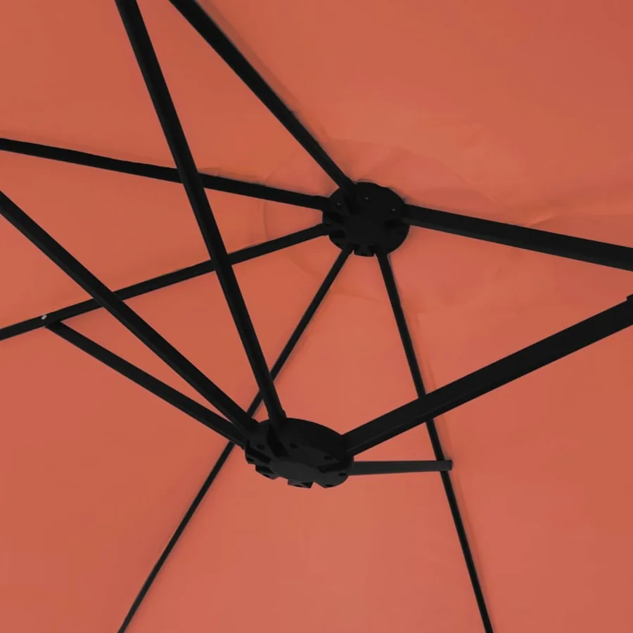 Parasol de jardin à double tête terre cuite 449x265 cm - 6