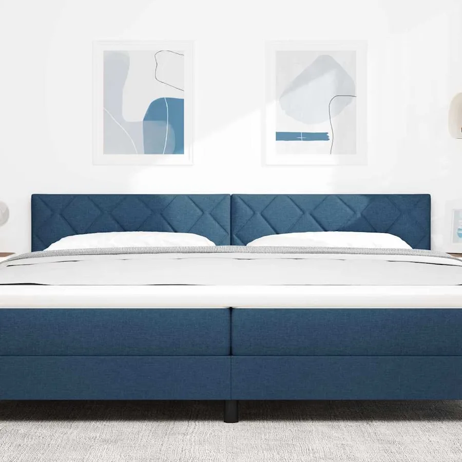 Tête de lit Bleu 200 cm tissu - 3