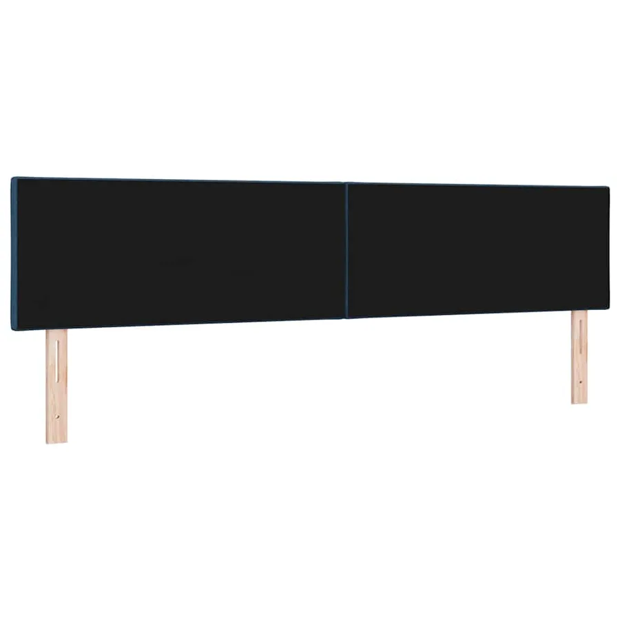 Tête de lit Bleu 200 cm tissu - 5