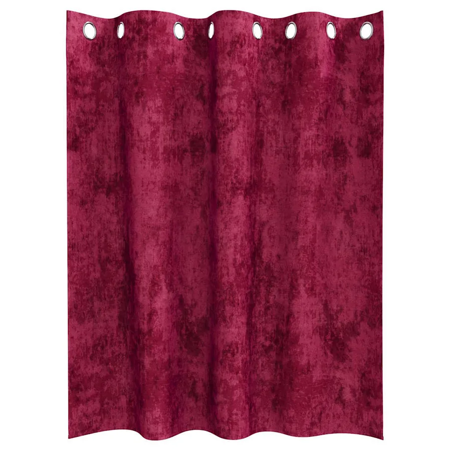 Rideaux en velours 2 pcs Bordeaux 140 x 140 cm Velours - 4