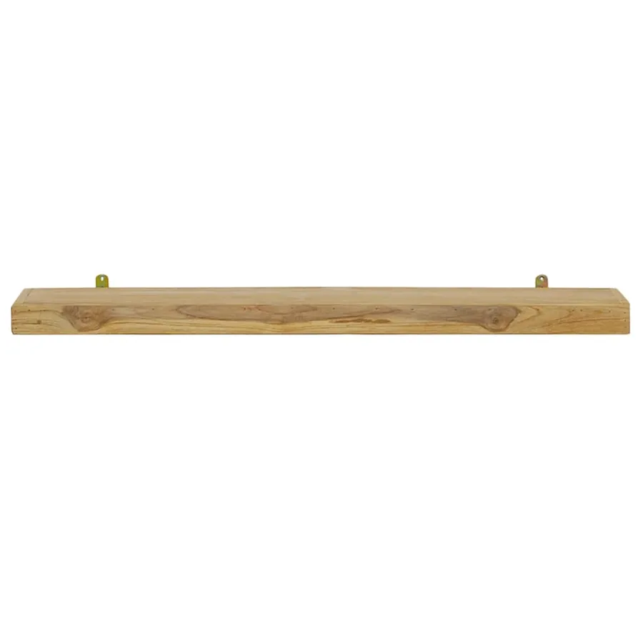Étagères murales 2 pcs 90x15x4 cm bois de teck massif - 3