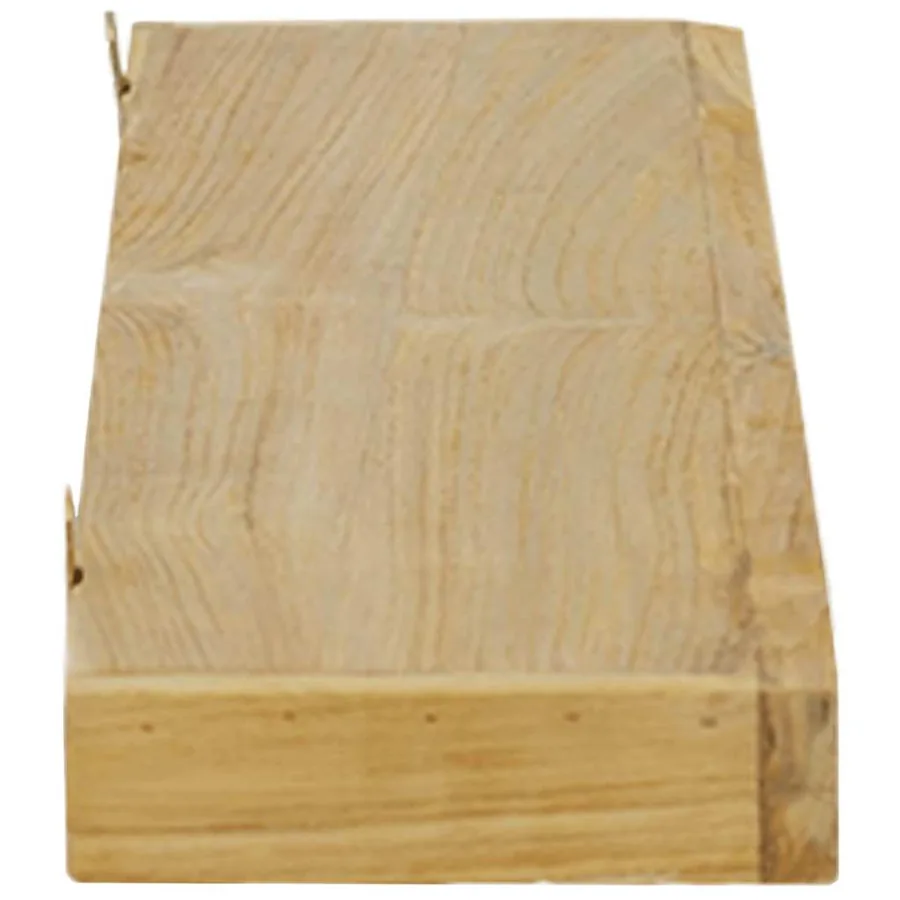 Étagères murales 2 pcs 90x15x4 cm bois de teck massif - 4