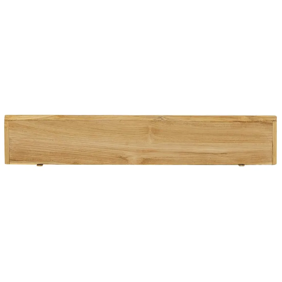 Étagères murales 2 pcs 90x15x4 cm bois de teck massif - 6