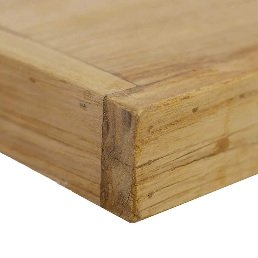 Étagères murales 2 pcs 90x15x4 cm bois de teck massif - 7