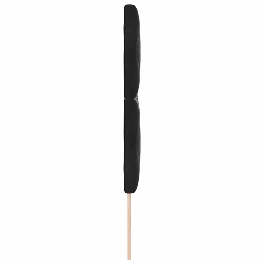 Tête de lit Noir 200 cm Velours - 5