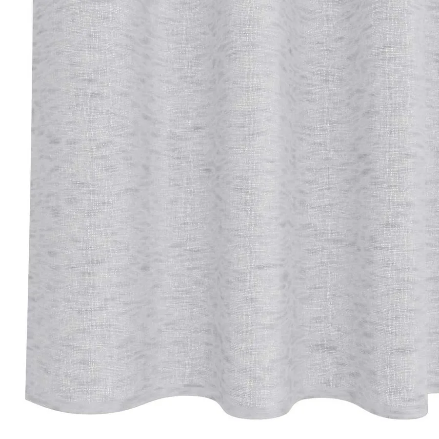 Rideau en Voile 2 pcs Gris clair 140 x 140 cm Polyester - 6