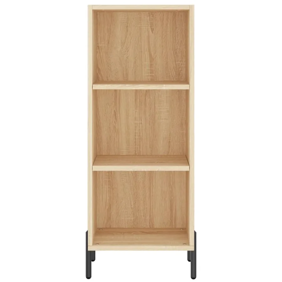 Buffet haut Chêne sonoma 34,5x34x180 cm Bois d'ingénierie - 5