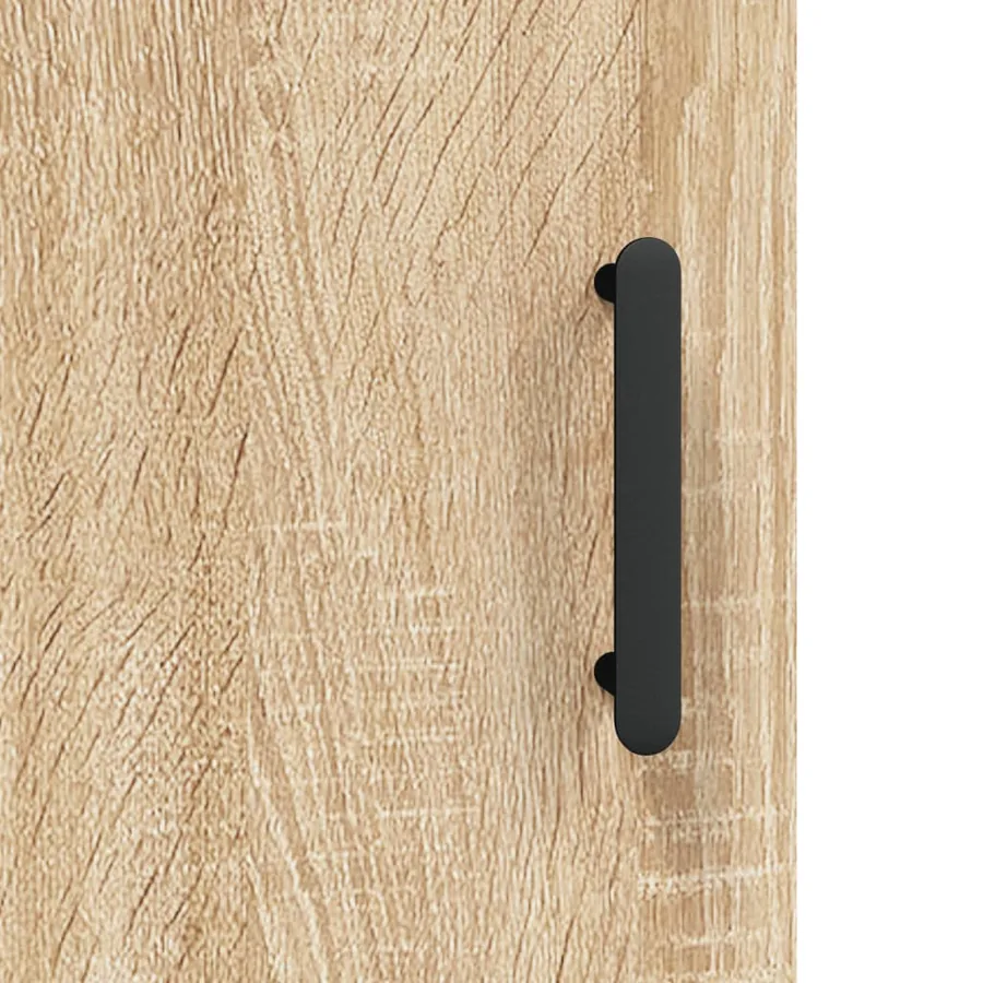 Buffet haut Chêne sonoma 34,5x34x180 cm Bois d'ingénierie - 9