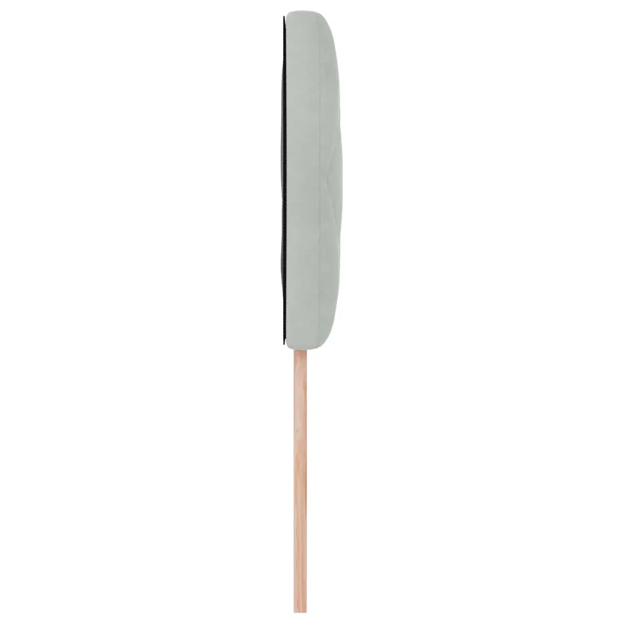 Tête de lit LED Gris clair 90 cm Velours - 6