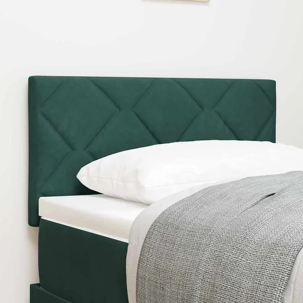 Tête de lit Vert foncé 80 cm Velours