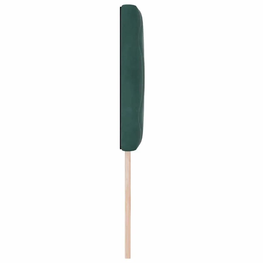 Tête de lit Vert foncé 80 cm Velours - 5