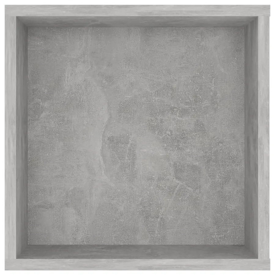 Meuble TV mural Gris béton 102x35x35 cm Bois d’ingénierie - 5
