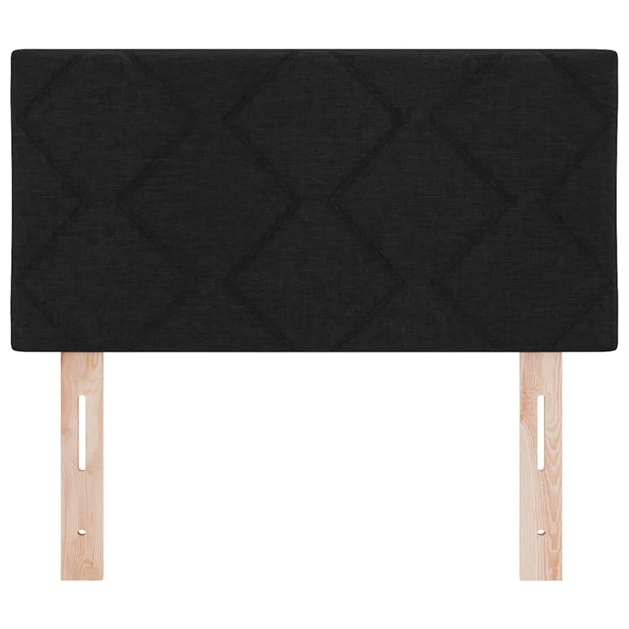 Tête de lit Noir 80 cm tissu - 5