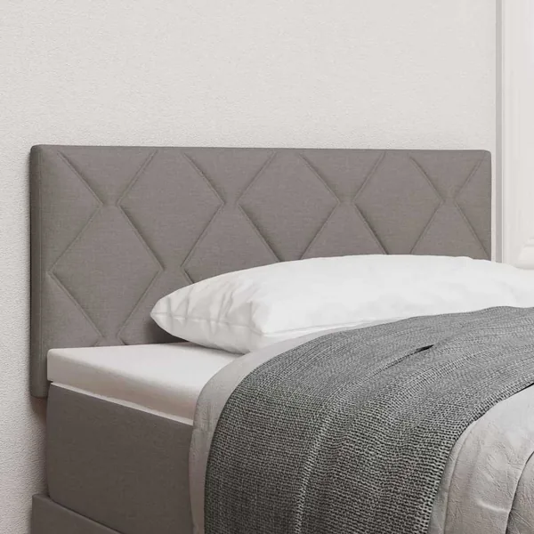 Tête de lit Taupe 90 cm tissu