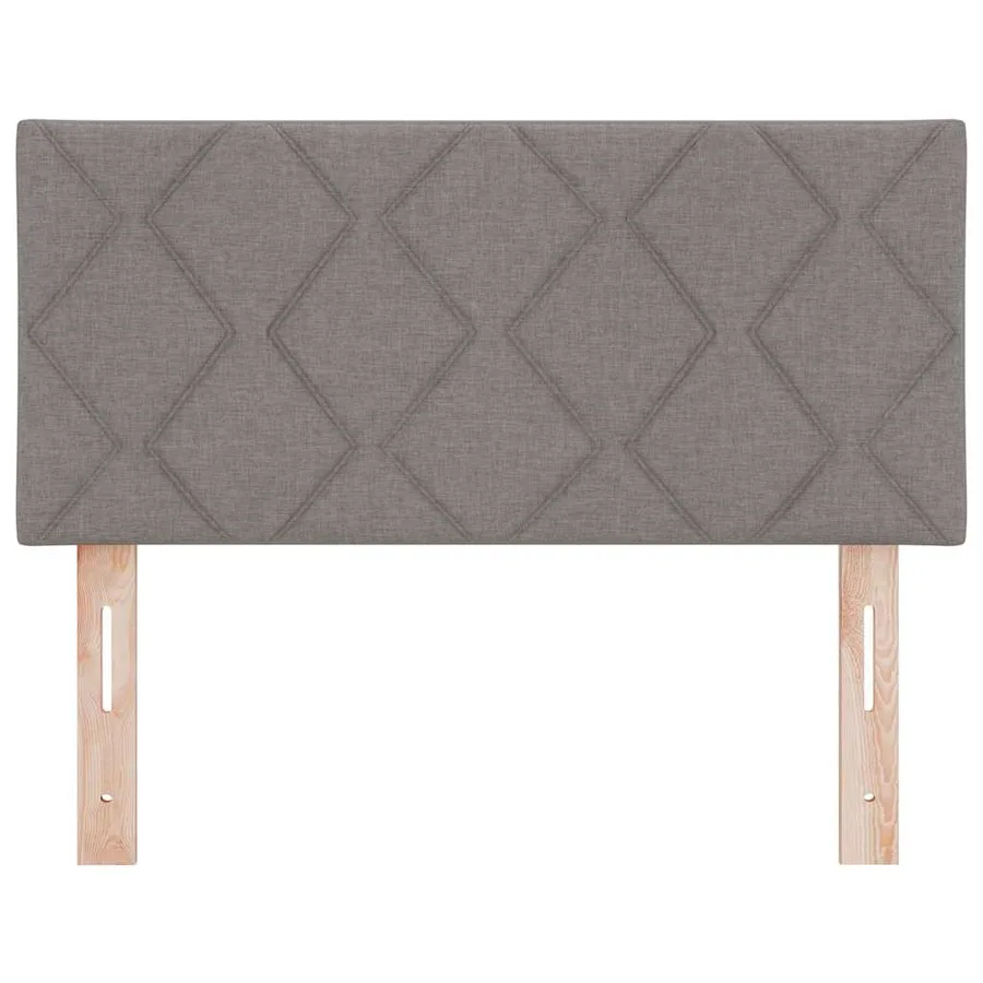 Tête de lit Taupe 90 cm tissu - 3