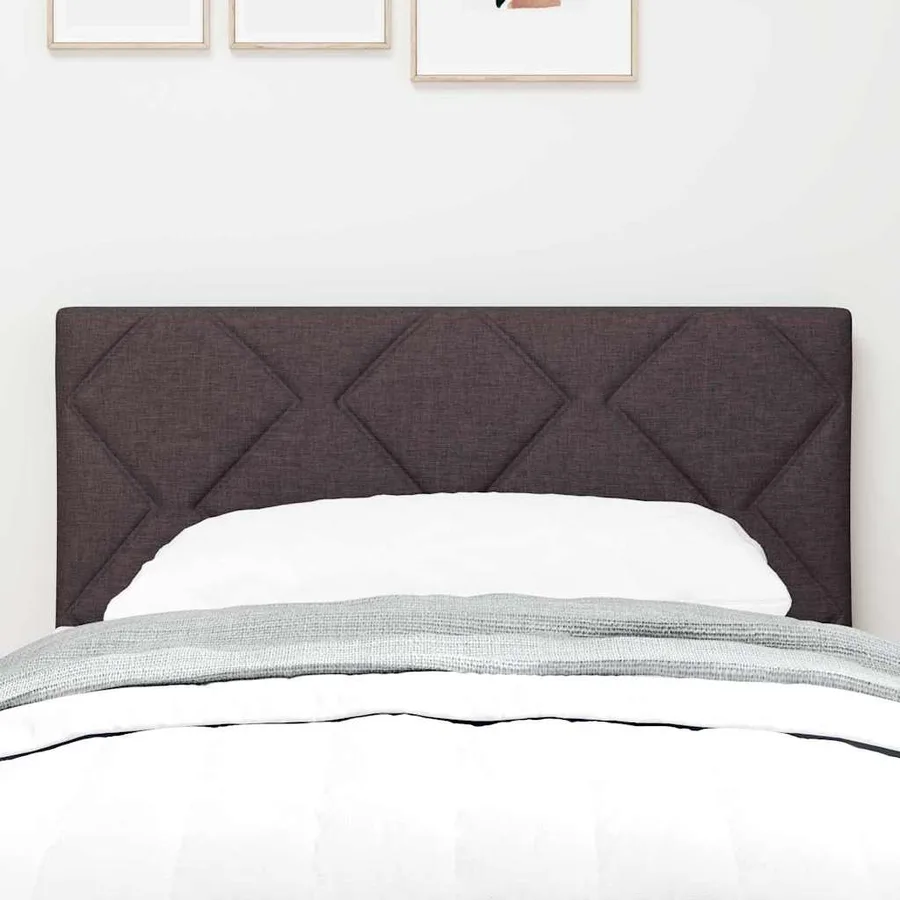 Tête de lit LED Marron 80 cm tissu - 3