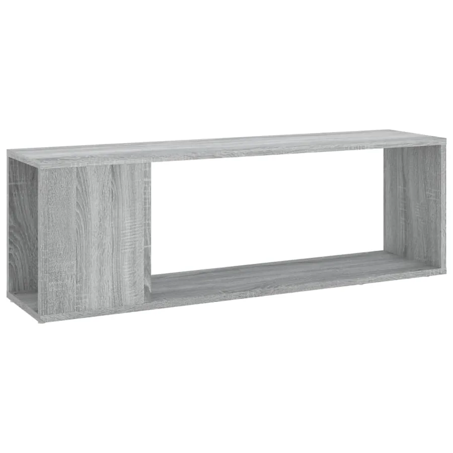 Meuble TV Sonoma gris 100x24x32 cm Bois d'ingénierie - 2
